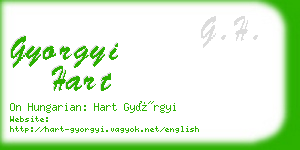 gyorgyi hart business card